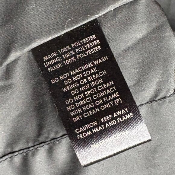 Unreal Fur Holographic FRACTALS Iridescent Puffer Jacket Metallic Cropped M NWT - Picture 12 of 12